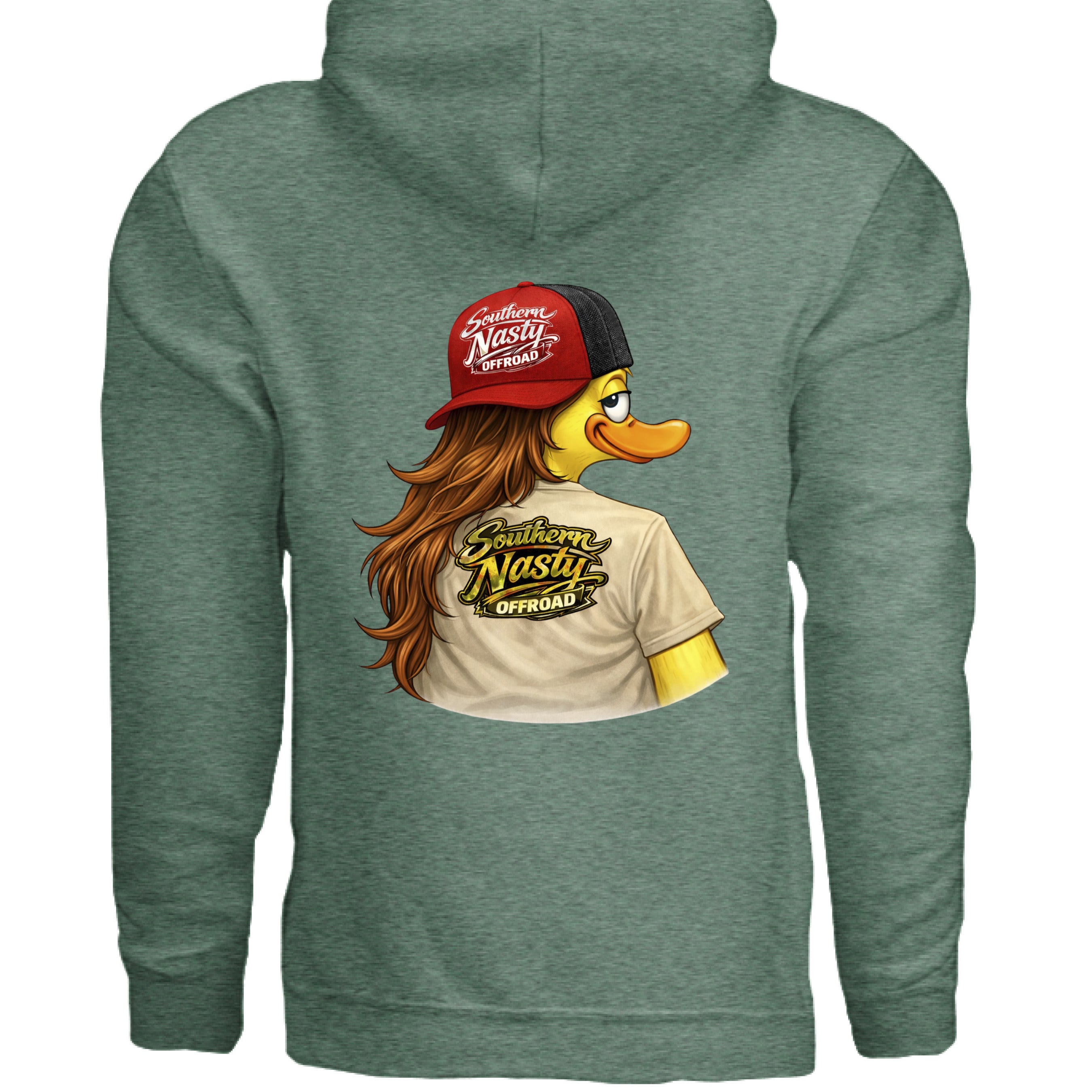 Heather Sport Dark Green - BACK