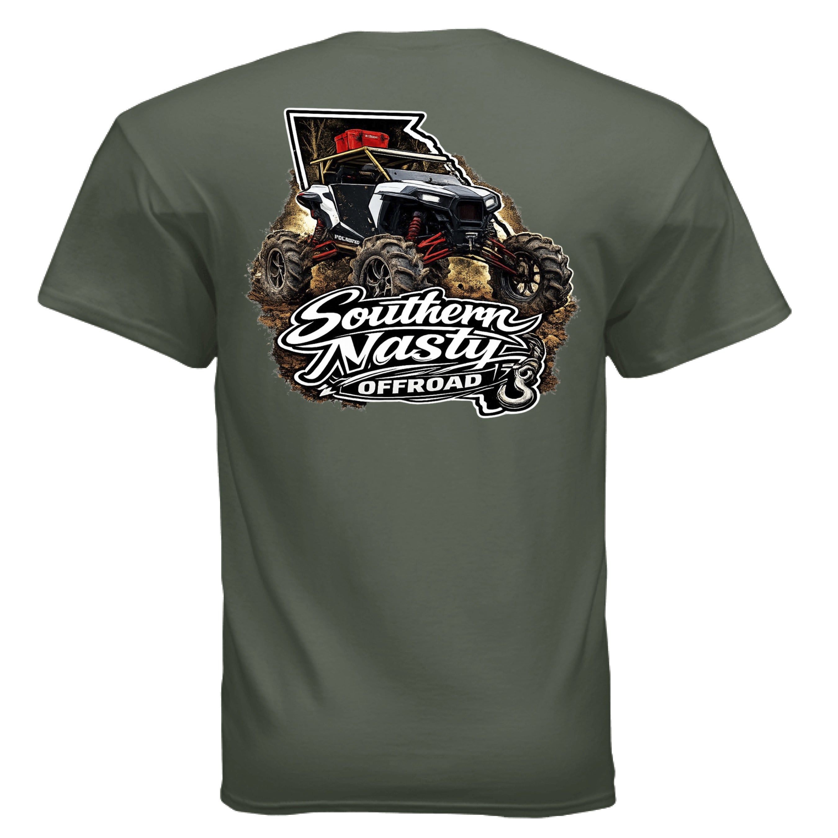 MILITARY GREEN - BACK