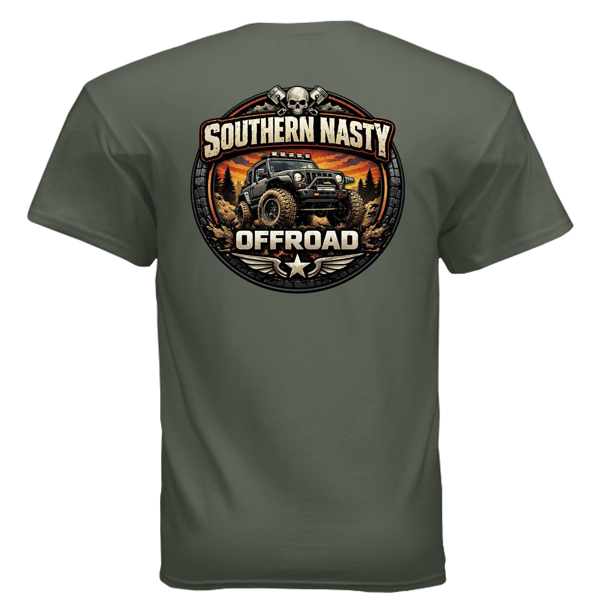 MILITARY GREEN - BACK