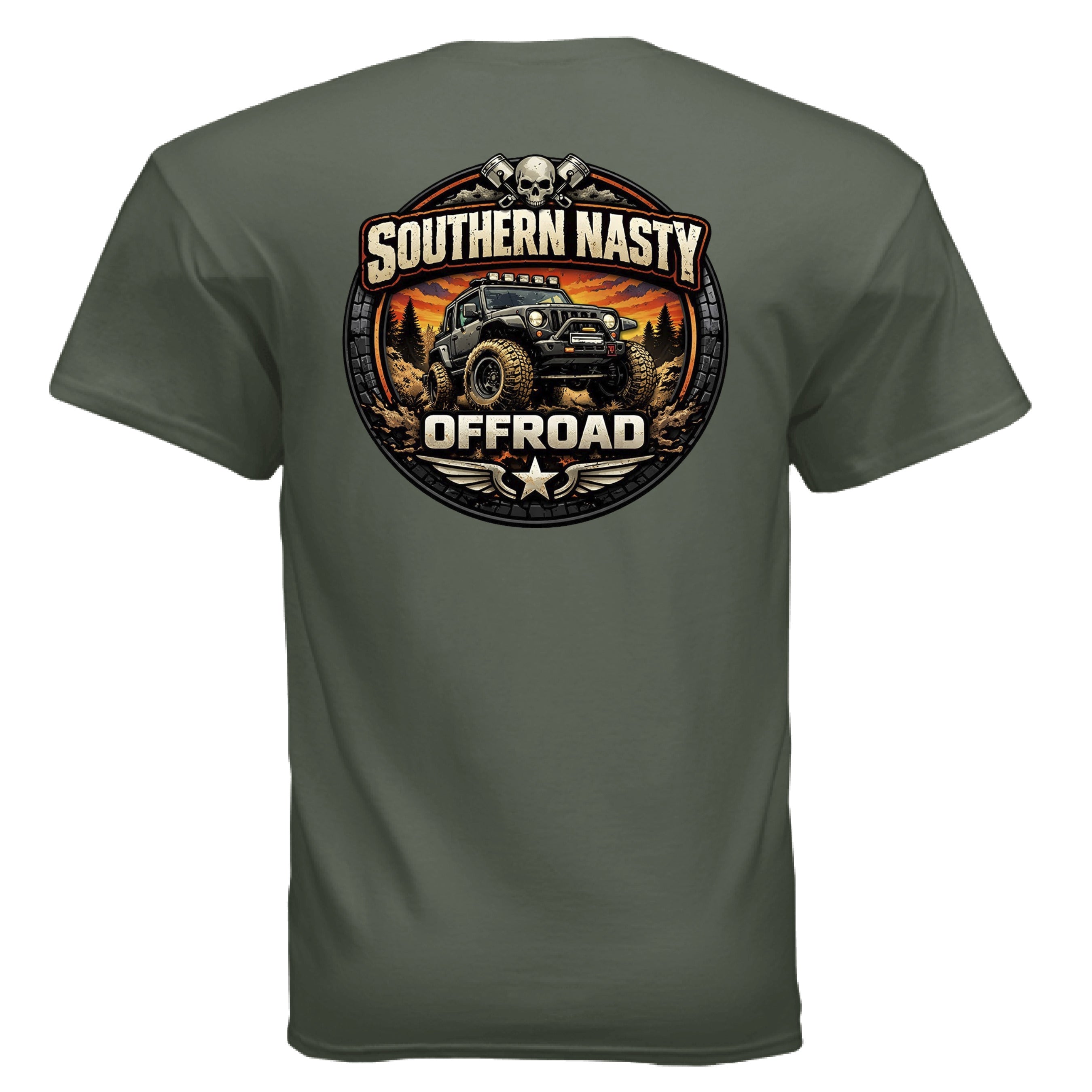 MILITARY GREEN - BACK