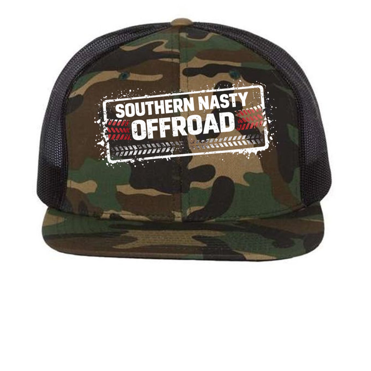 Green Camo/ Black - FRONT