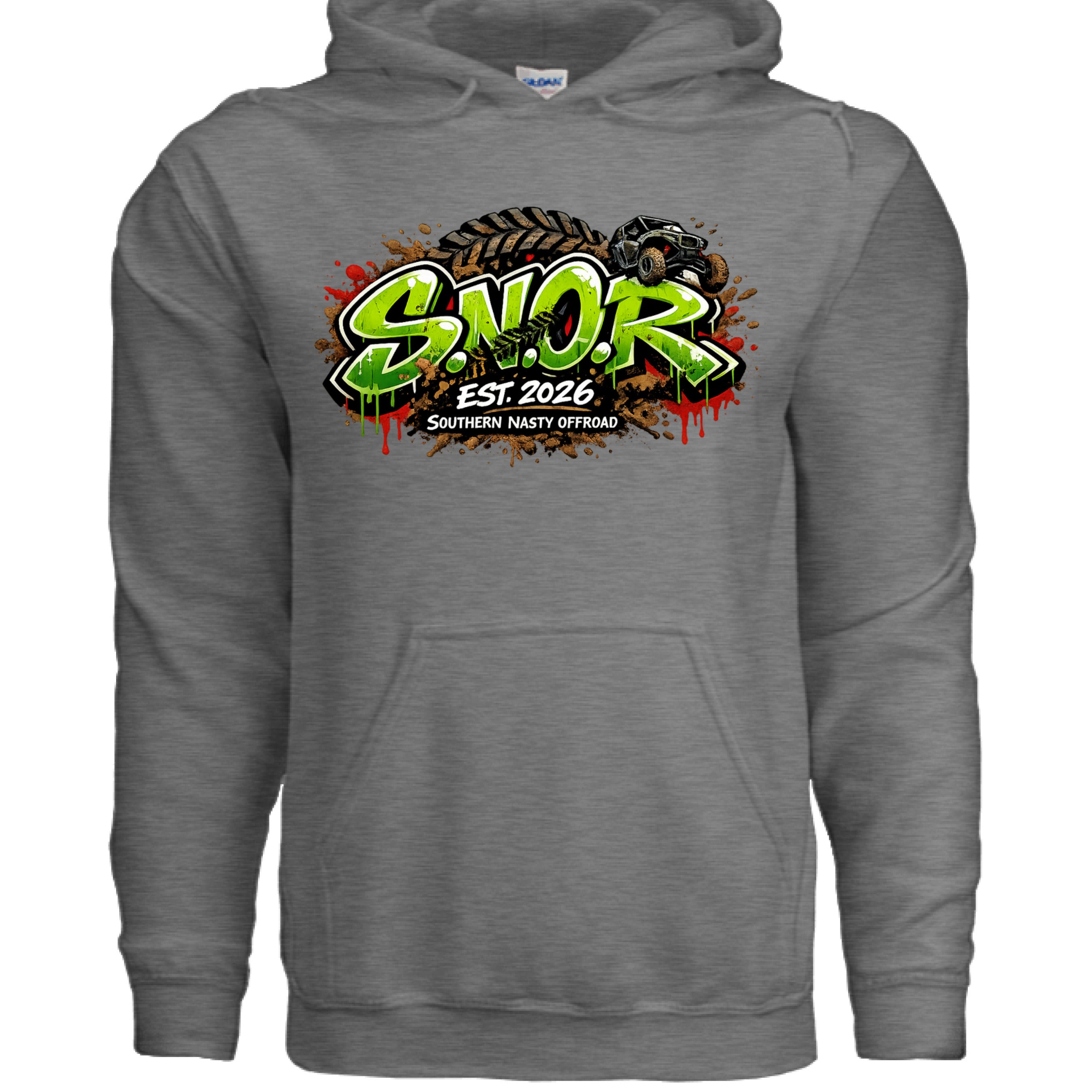 GRAPHITE HEATHER - FRONT