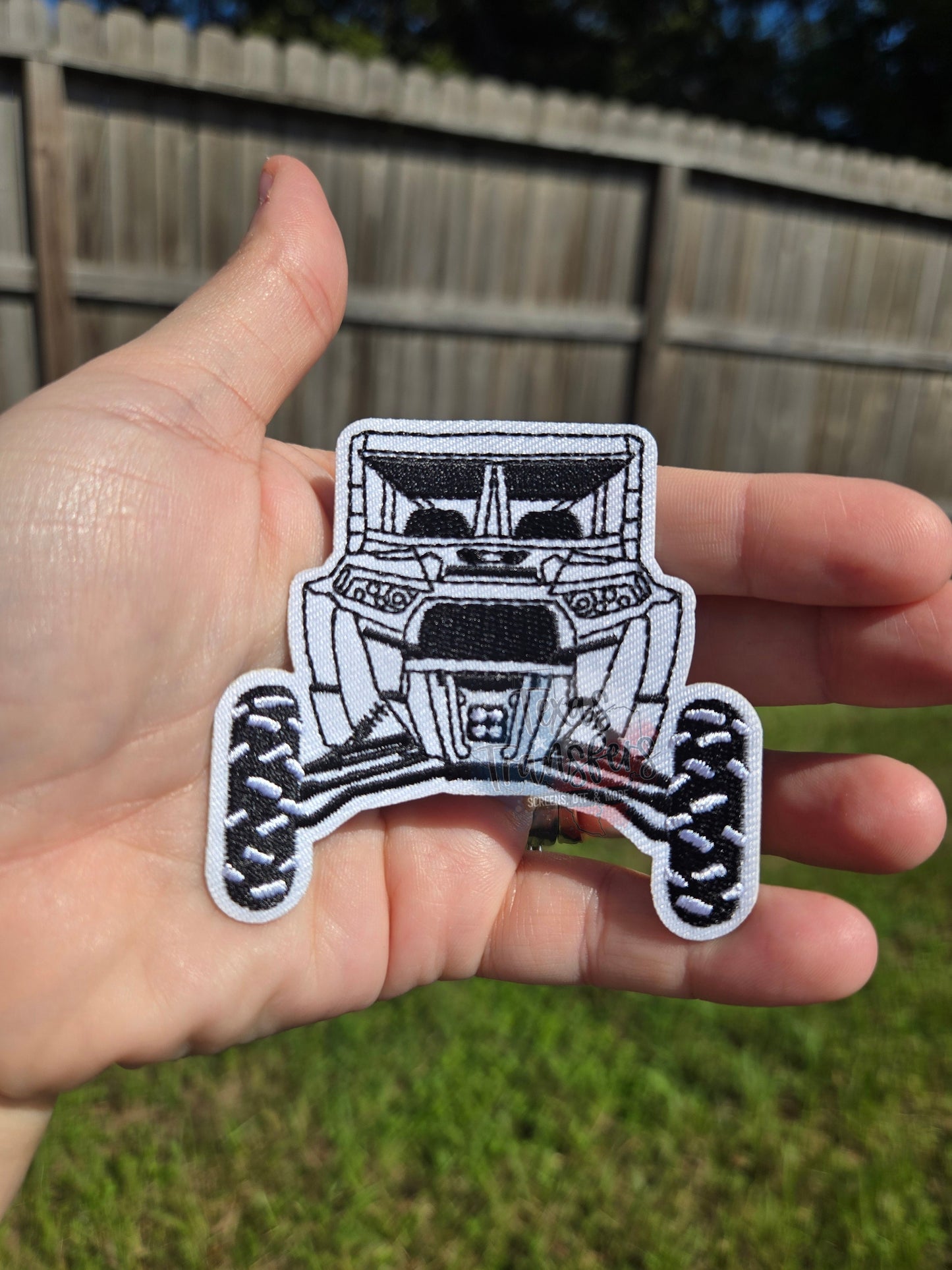 Side by Side SXS Iron-On PATCH