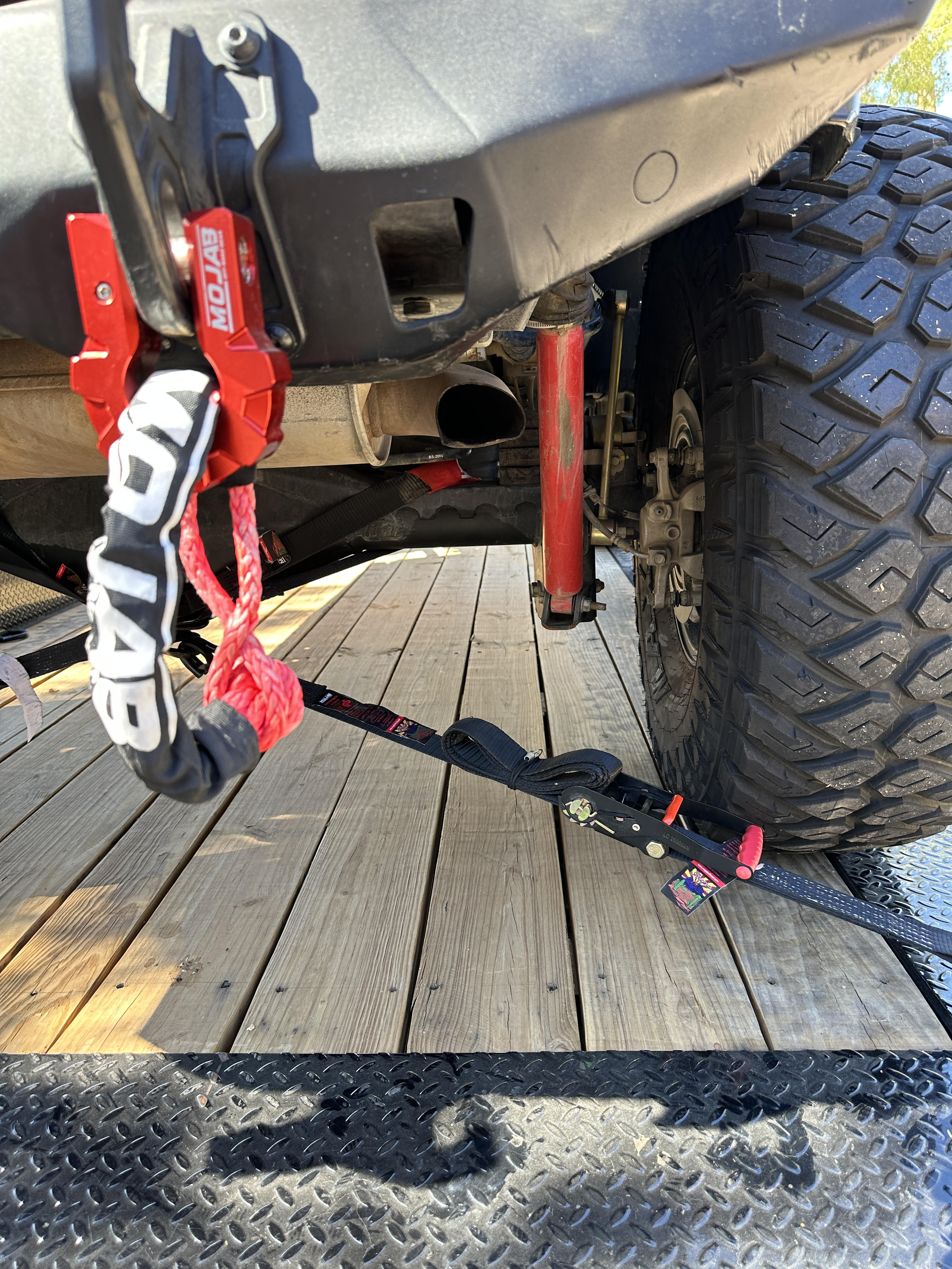 Soft Shackle 3/8'' x 24” with sleeve and bag (Set of 2 Shackles) (Lifetime Warranty)